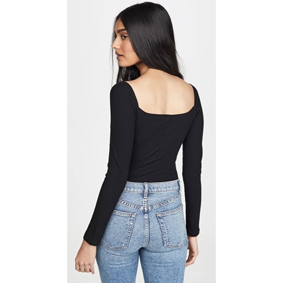 📌 Reformation Jeans Gaia Ribbed Bodysuit - Picture 5 of 5